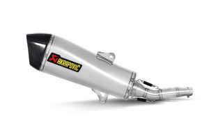 Akrapovic Slip-on Line RVS Einddemper met E-keur Yamaha X-Max 400 2013 - 2016
